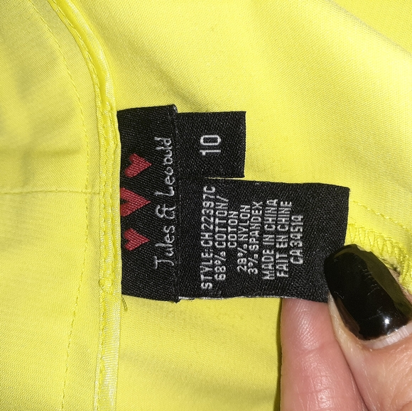 Jules & Leopold Capri pants NWOT - Picture 8 of 9